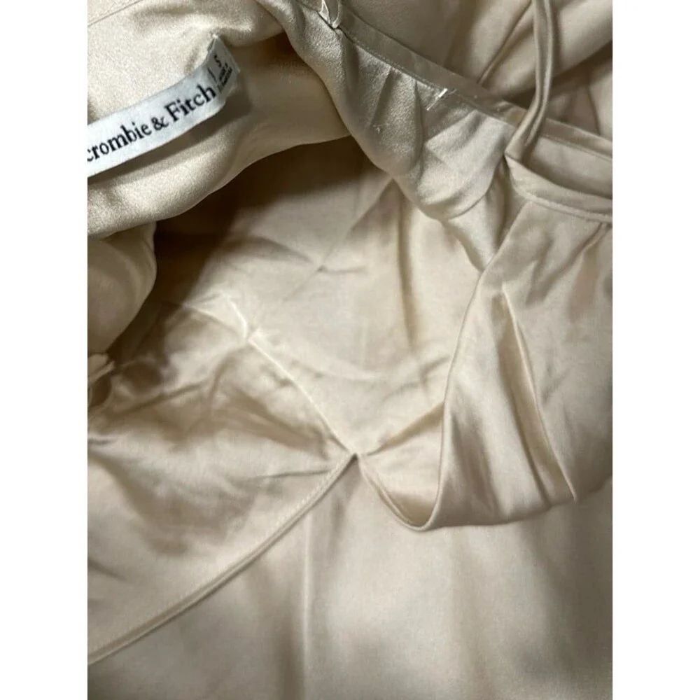Abercrombie and fitch satin maxi dress